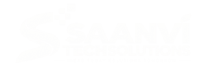 Saanvi Tech Solutions Logo White